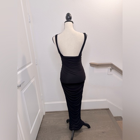 NWT Good American Black Bodycon Dress | Size 2 - Picture 6 of 7